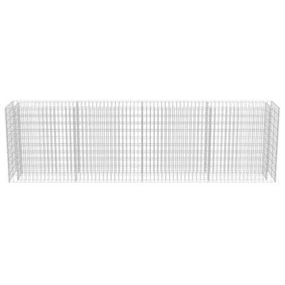 Gabionen-Hochbeet Verzinkter Stahl 360×50×100 cm