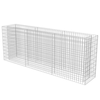 Gabionen-Hochbeet Verzinkter Stahl 270×50×100 cm
