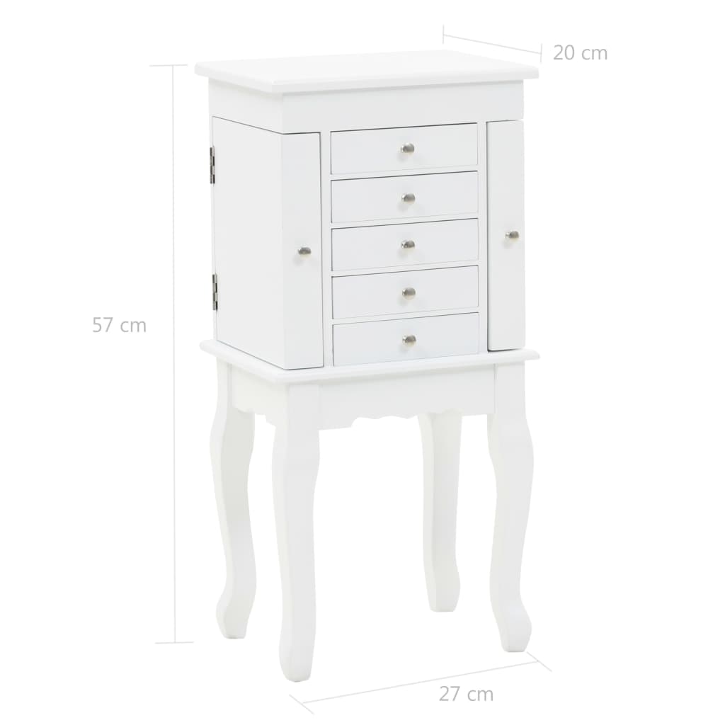 Schmuckschrank Weiß