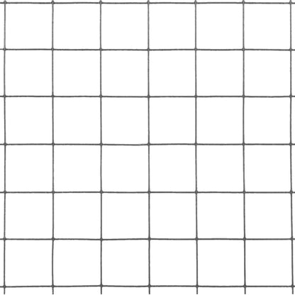 Drahtzaun Stahl mit PVC-Beschichtung 10x1 m Grau