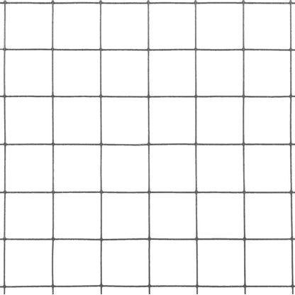 Drahtzaun Stahl mit PVC-Beschichtung 10x1 m Grau