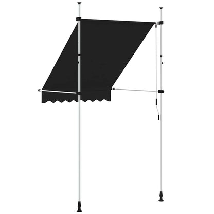 Einziehbare Markise Handbetrieben 150 cm Anthrazit