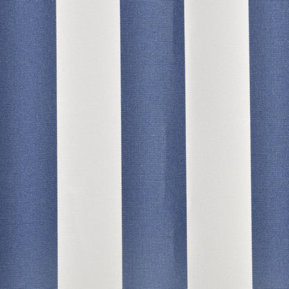 Markisenbespannung Canvas Blau & Weiß 450x300 cm