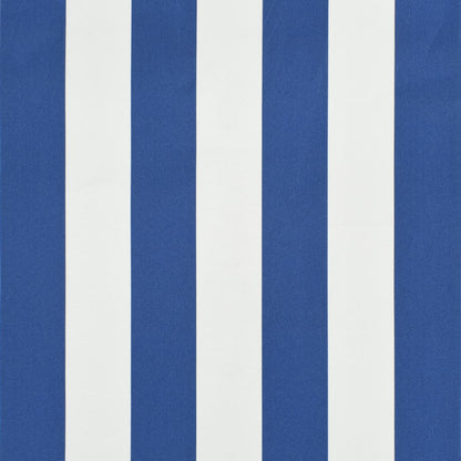 Bistro-Markise Blau und Weiß 400 x 120 cm
