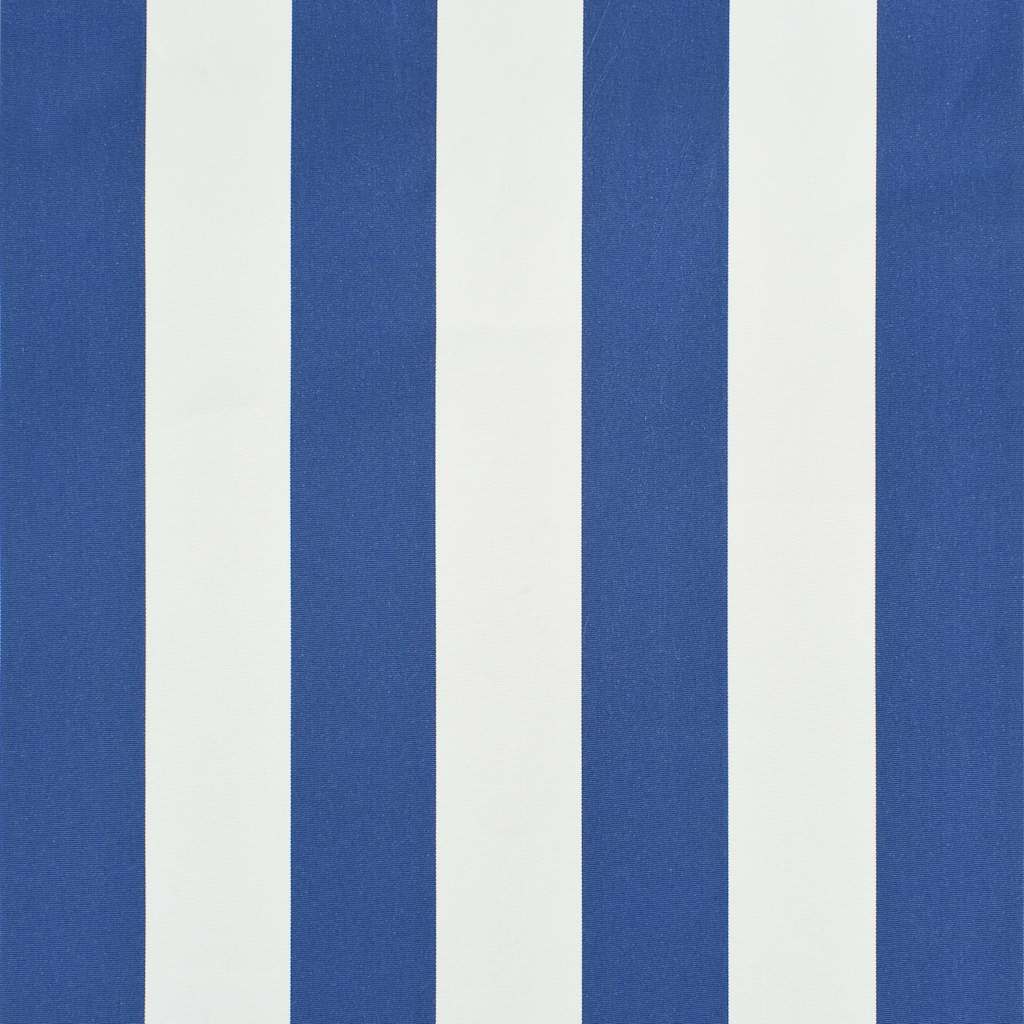 Einziehbare Markise 250×150 cm Blau und Weiß