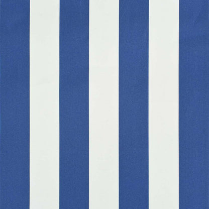 Einziehbare Markise 250×150 cm Blau und Weiß