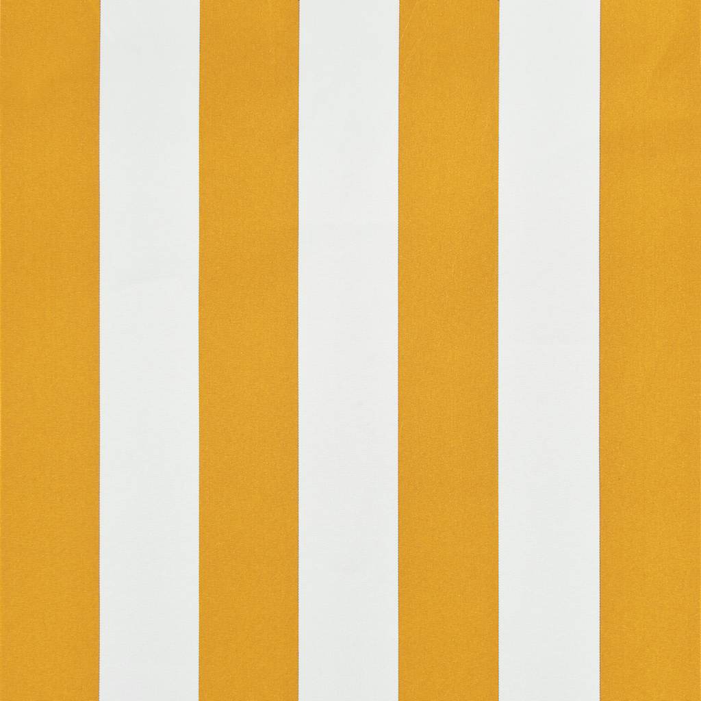 Einziehbare Markise 200×150 cm Gelb und Weiß