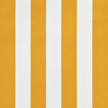 Einziehbare Markise 200×150 cm Gelb und Weiß