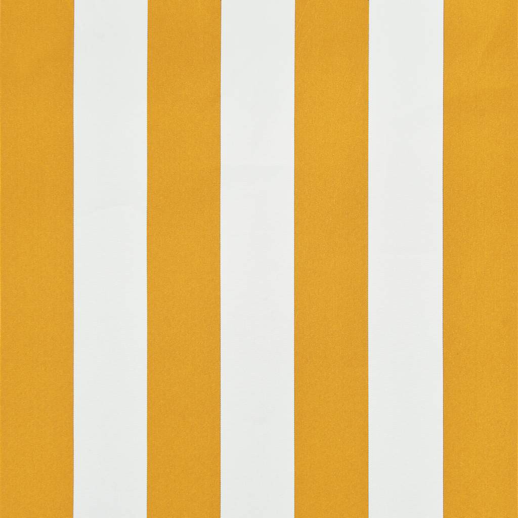 Einziehbare Markise 300×150 cm Gelb und Weiß