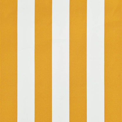 Einziehbare Markise 300×150 cm Gelb und Weiß