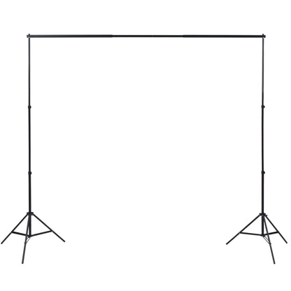 Fotostudio Set 3 Baumwolle-Hintergründe Rahmen verstellbar 3x5m