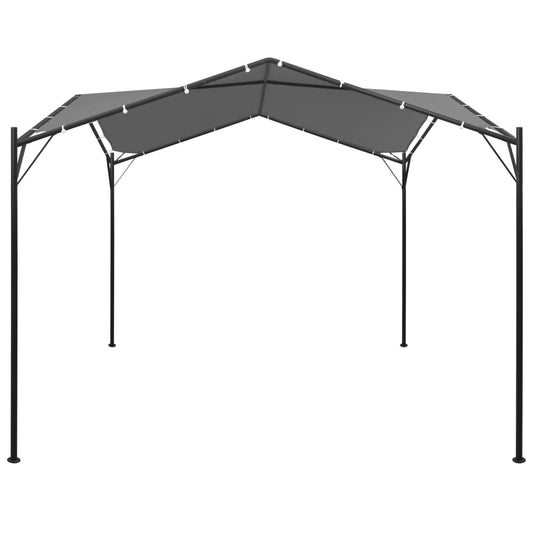 Gartenpavillon Anthrazit 4x4 m