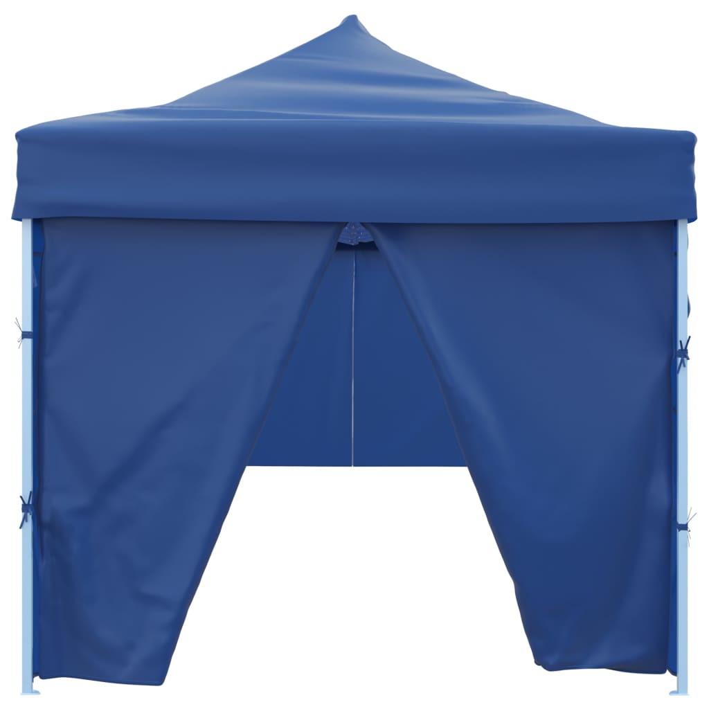 Faltzelt Partyzelt Pop-Up mit 8 Seitenwänden 870x291x315 cm Blau