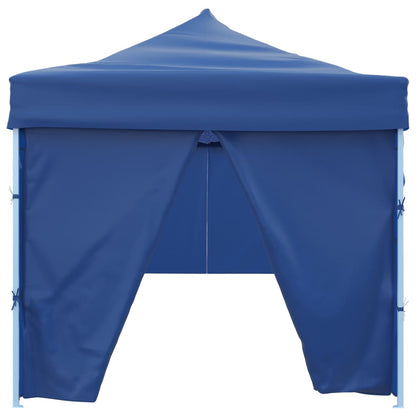 Faltzelt Partyzelt Pop-Up mit 8 Seitenwänden 870x291x315 cm Blau
