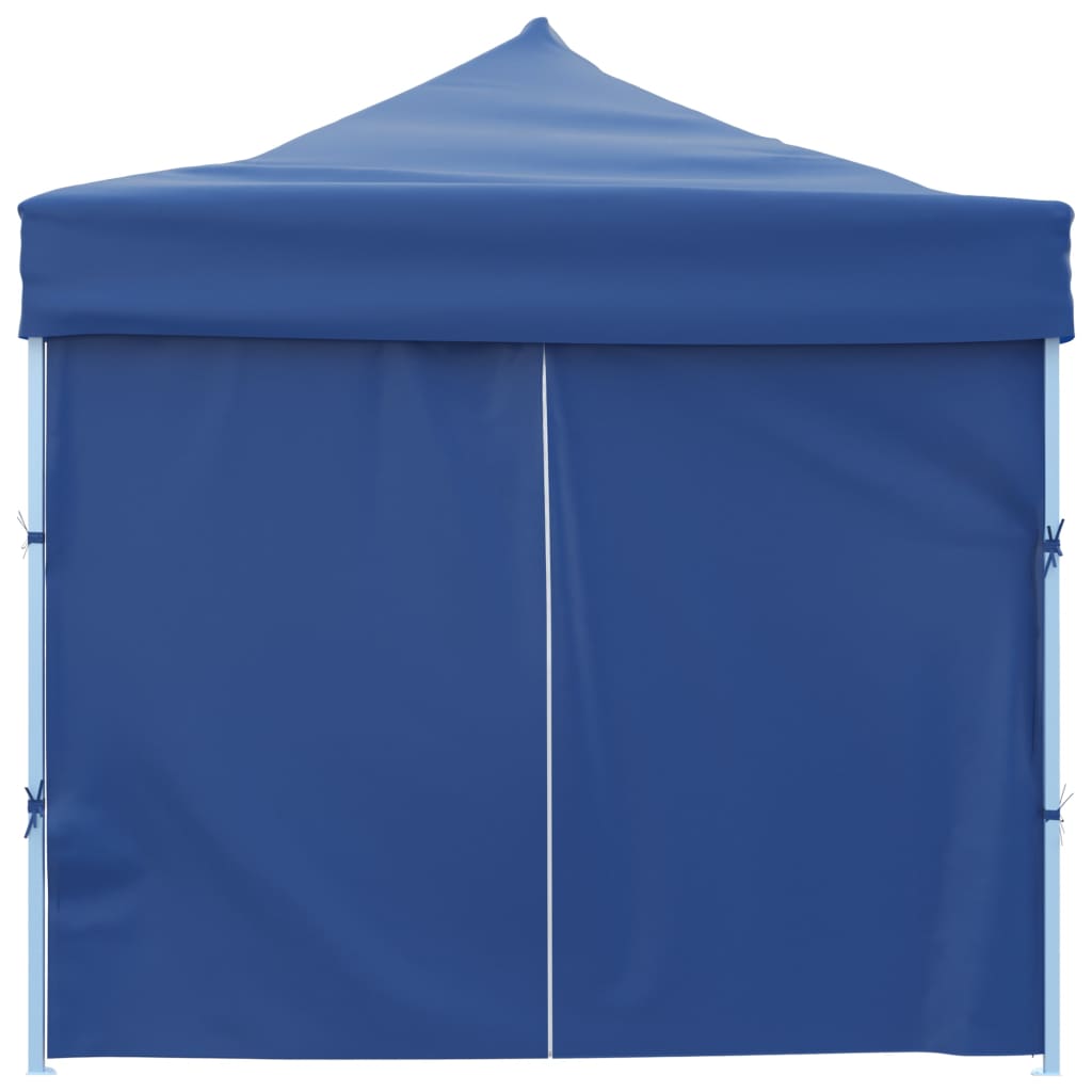 Faltzelt Partyzelt Pop-Up mit 8 Seitenwänden 870x291x315 cm Blau