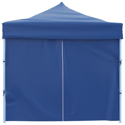 Faltzelt Partyzelt Pop-Up mit 8 Seitenwänden 870x291x315 cm Blau