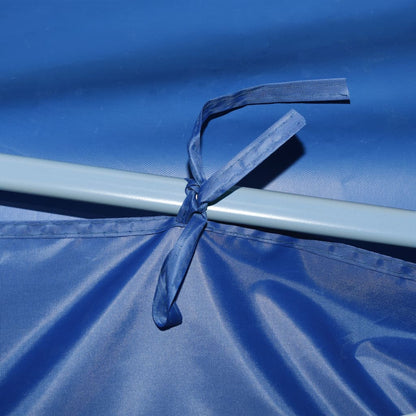 Faltzelt Partyzelt Pop-Up mit 8 Seitenwänden 870x291x315 cm Blau