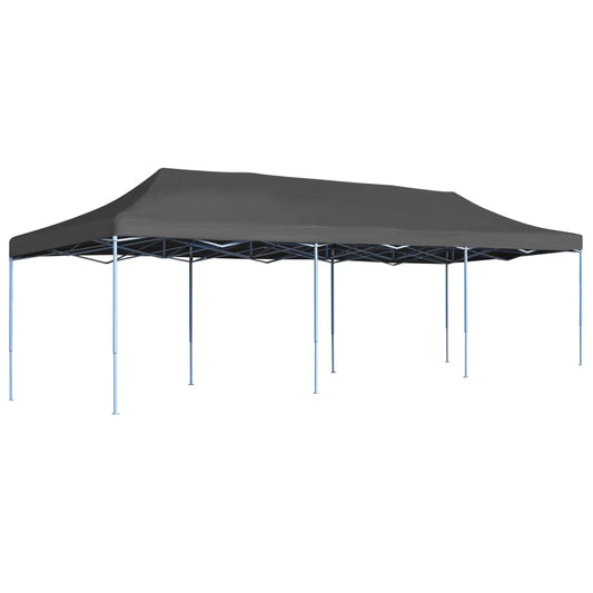 Faltzelt Pop-Up Partyzelt 3 x 9 m Anthrazit