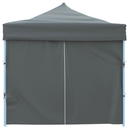 Faltzelt Partyzelt Pop-Up mit 8 Seitenwänden 870x291x315 cm Anthrazit