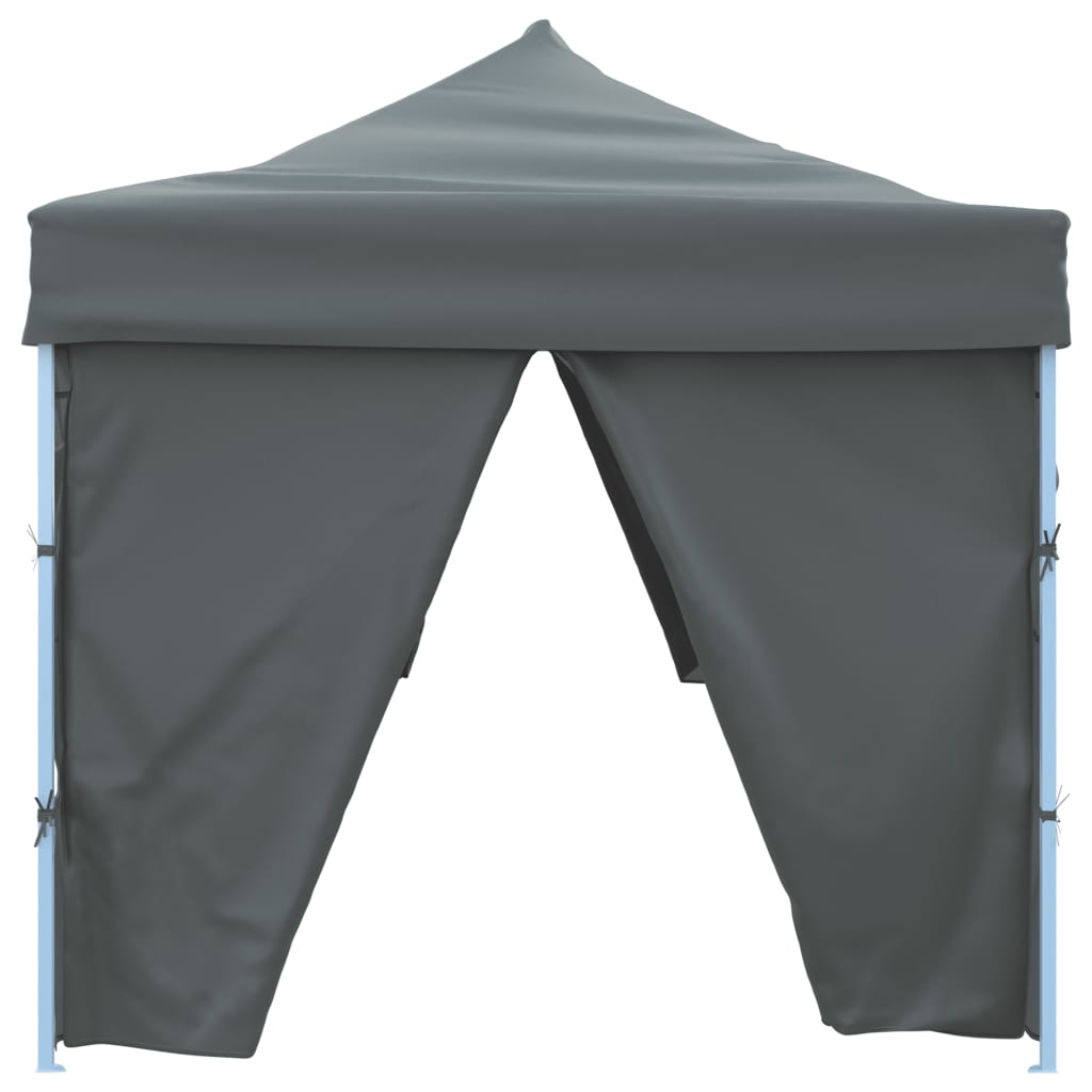 Faltzelt Partyzelt Pop-Up mit 8 Seitenwänden 870x291x315 cm Anthrazit