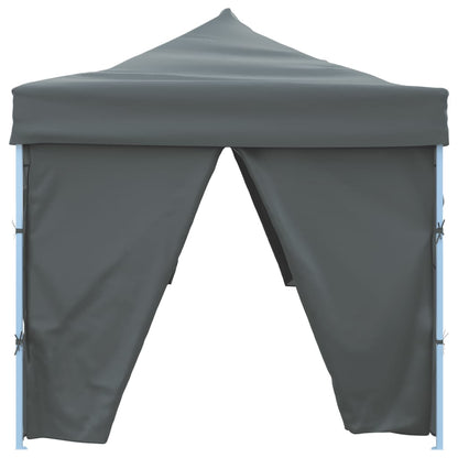 Faltzelt Partyzelt Pop-Up mit 8 Seitenwänden 870x291x315 cm Anthrazit