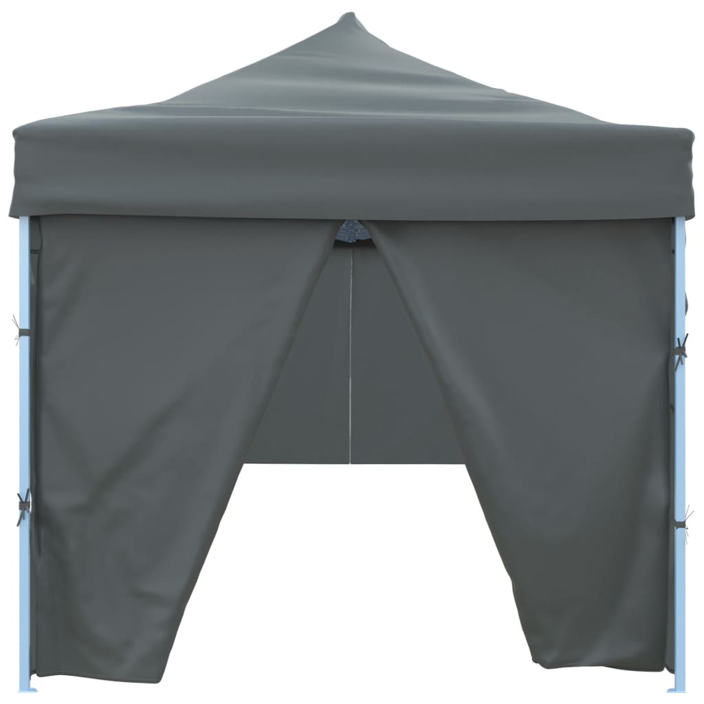 Faltzelt Partyzelt Pop-Up mit 8 Seitenwänden 870x291x315 cm Anthrazit