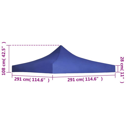 Partyzeltdach 3x3 m Blau