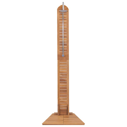 Gartendusche Massivholz Teak 70x75x204 cm
