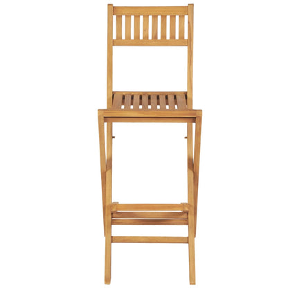 3-tlg. Bar-Set Teak Massivholz