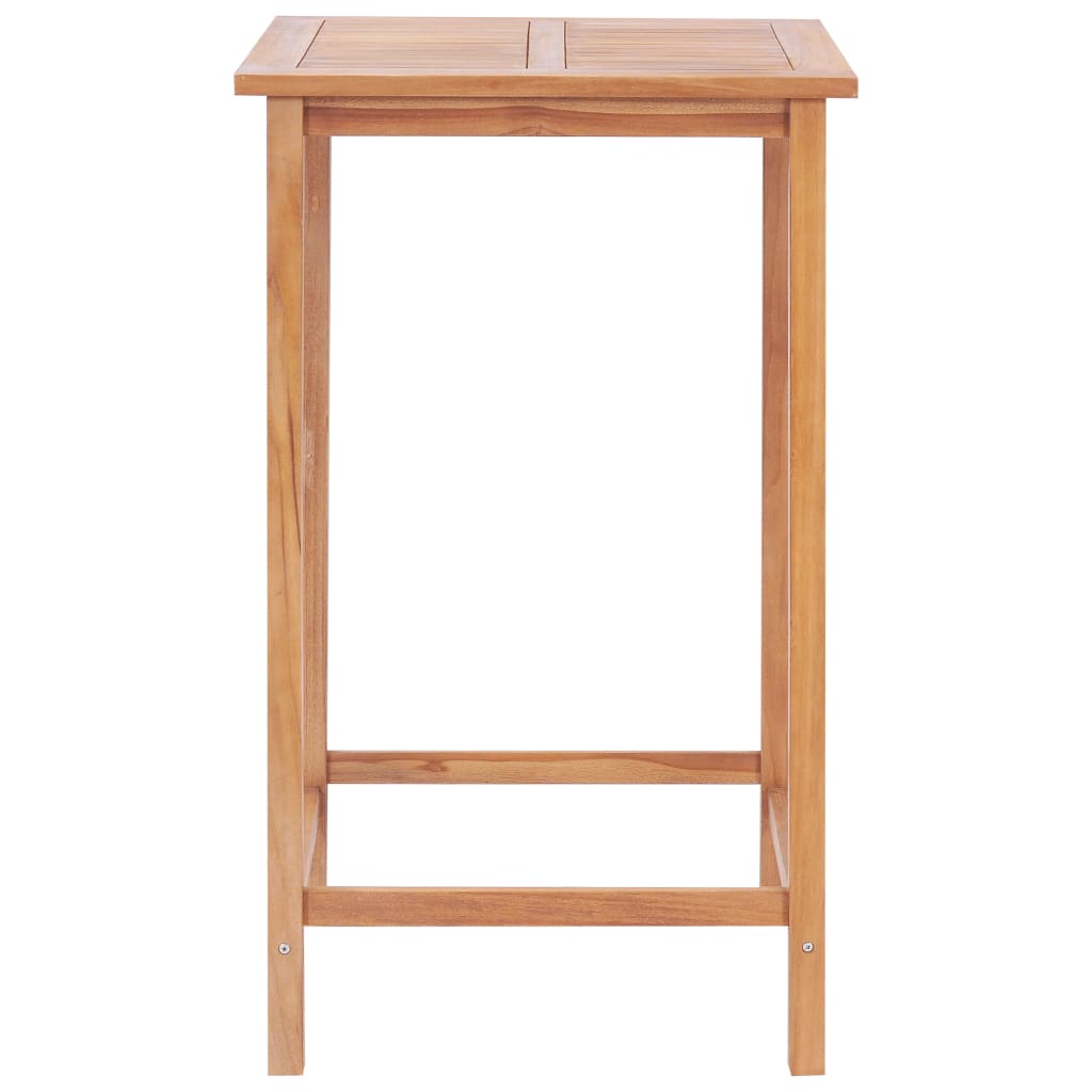 3-tlg. Bar-Set Teak Massivholz