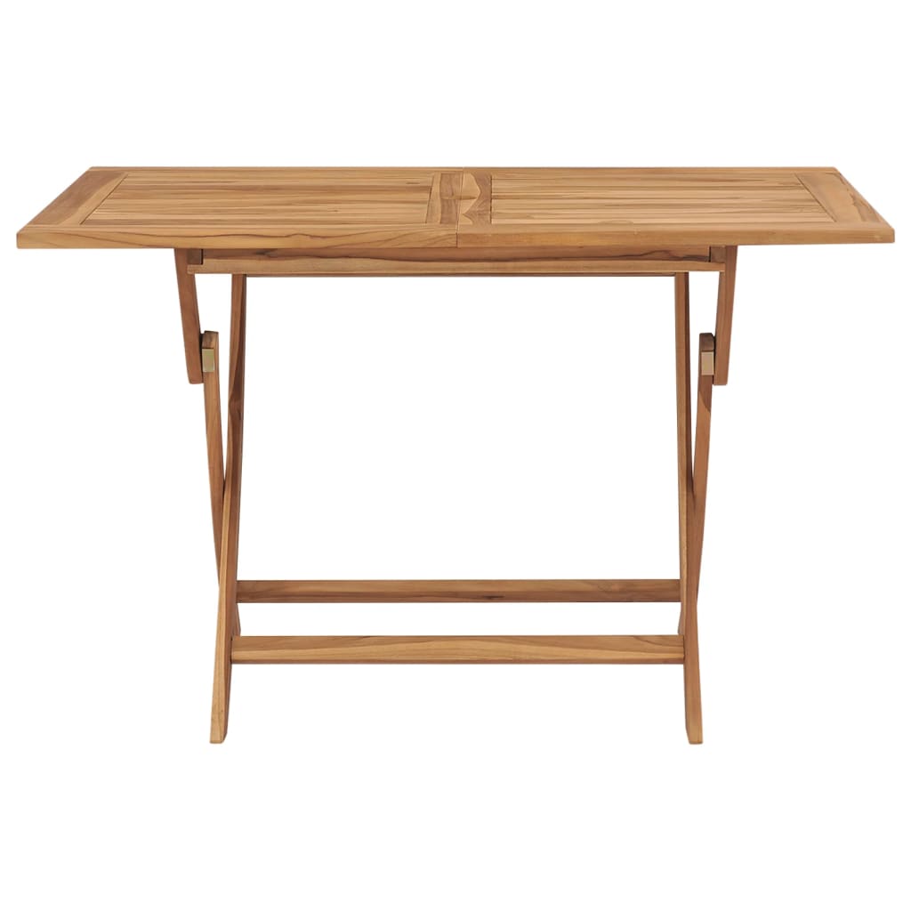 Gartentisch Klappbar 120x70x75 cm Massivholz Teak
