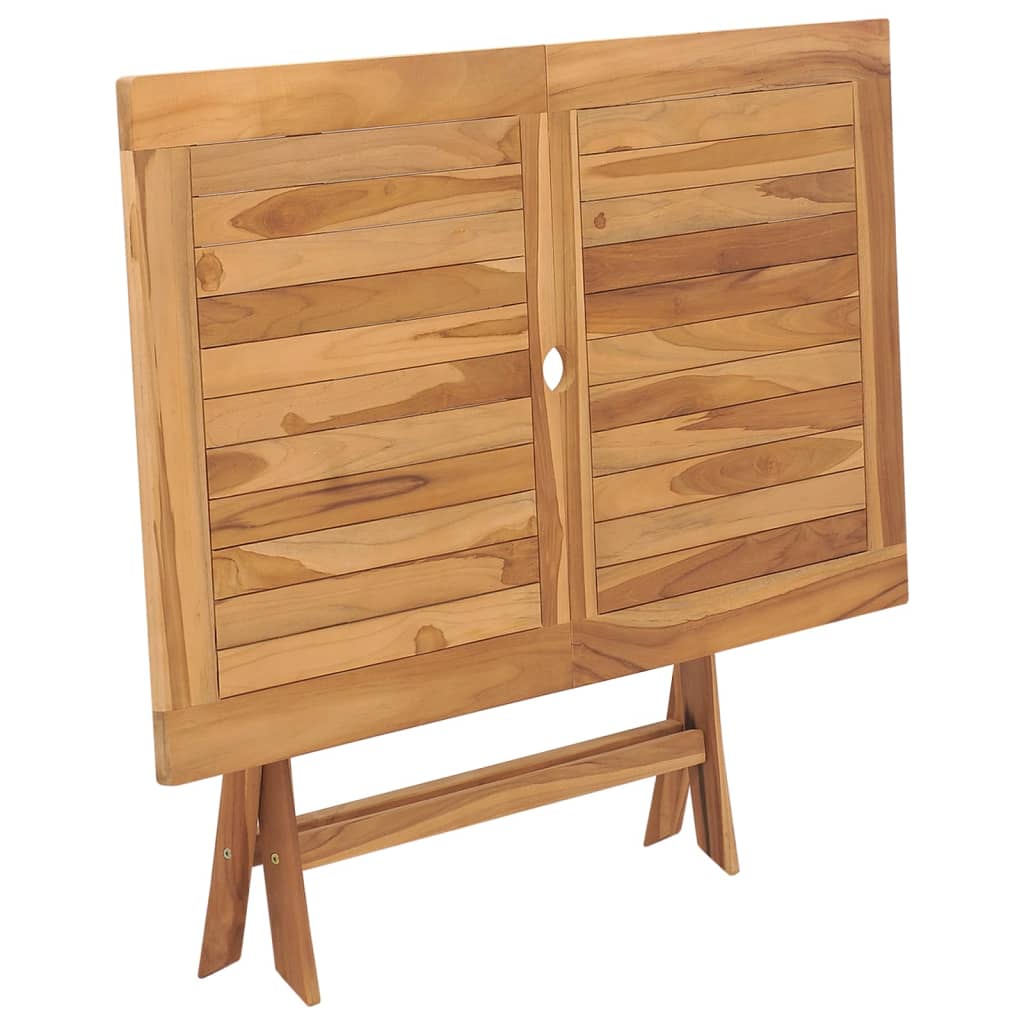 Gartentisch Klappbar 120x70x75 cm Massivholz Teak