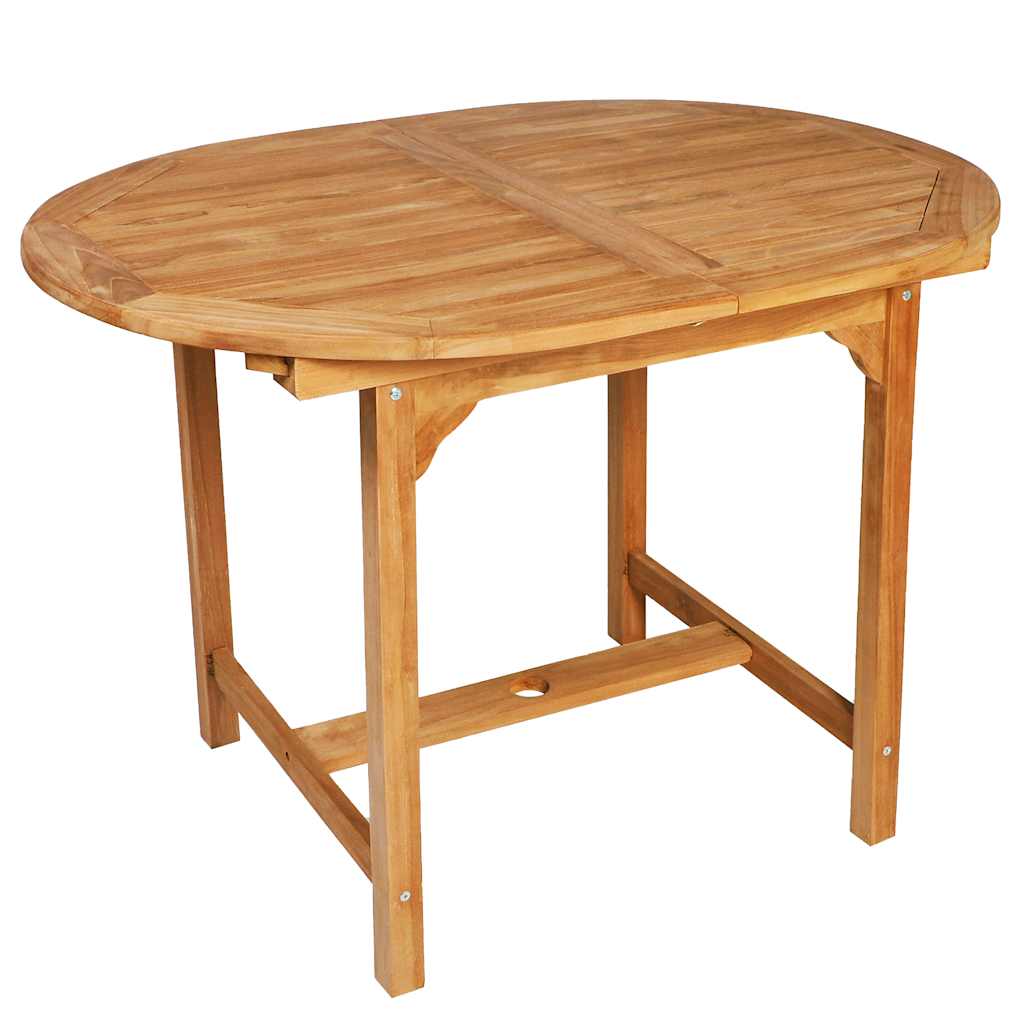 7-tlg. Garten-Essgruppe Teak Massivholz