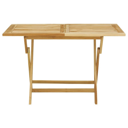 5-tlg. Garten-Essgruppe Teak Massivholz