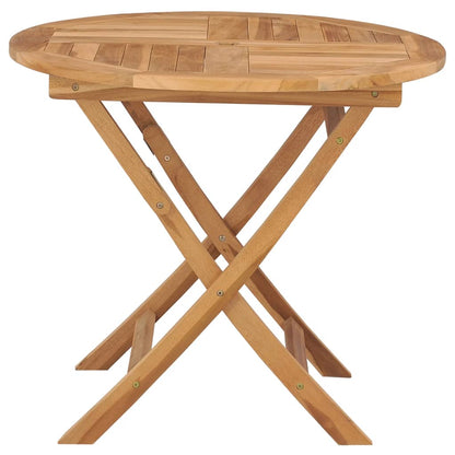 Gartentisch Klappbar 85x76 cm Massivholz Teak