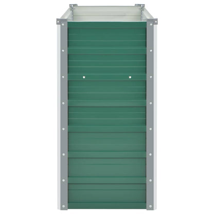 Garten-Hochbeet Verzinkter Stahl 100x40x77 cm Grün