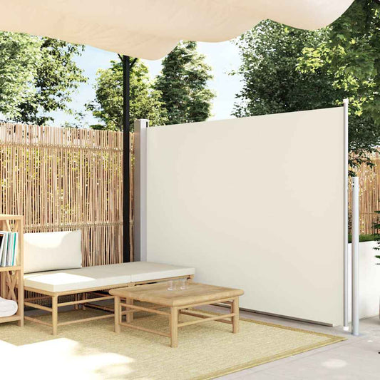 Ausziehbare Seitenmarkise 140x300 cm Creme