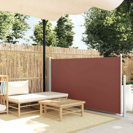 Ausziehbare Seitenmarkise 120x300 cm Braun