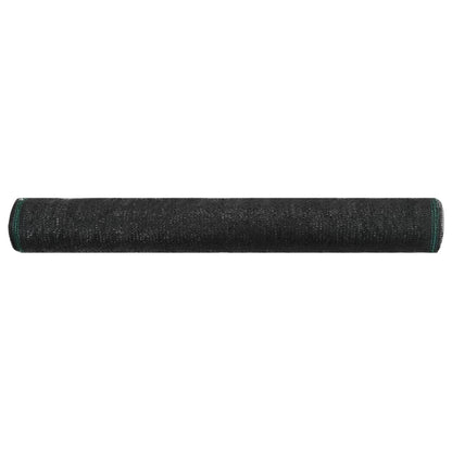 Tennisblende Schwarz HDPE 1x25 m Schwarz