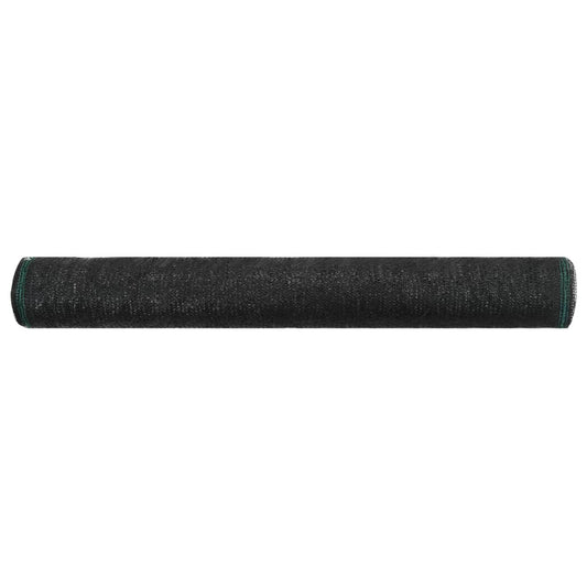 Tennisblende Schwarz HDPE 1x25 m Schwarz