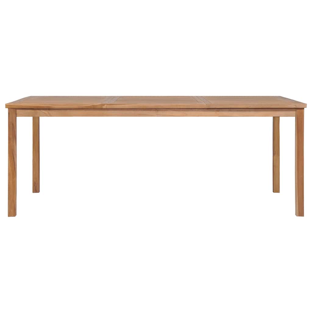 Gartentisch 200x100x77 cm Massivholz Teak