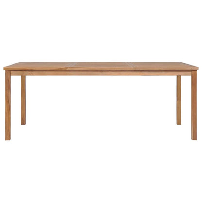 Gartentisch 200x100x77 cm Massivholz Teak