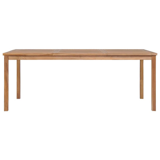 Gartentisch 200x100x77 cm Massivholz Teak