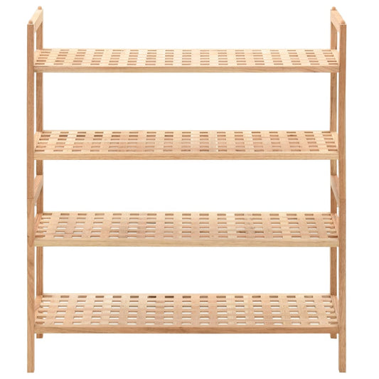 Schuhregal Walnussholz Massiv 69x26x81 cm