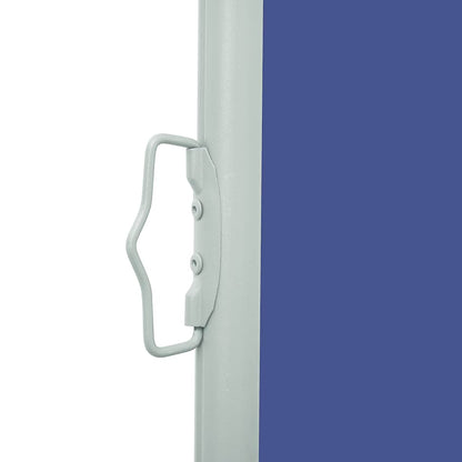 Ausziehbare Seitenmarkise 160x500 cm Blau