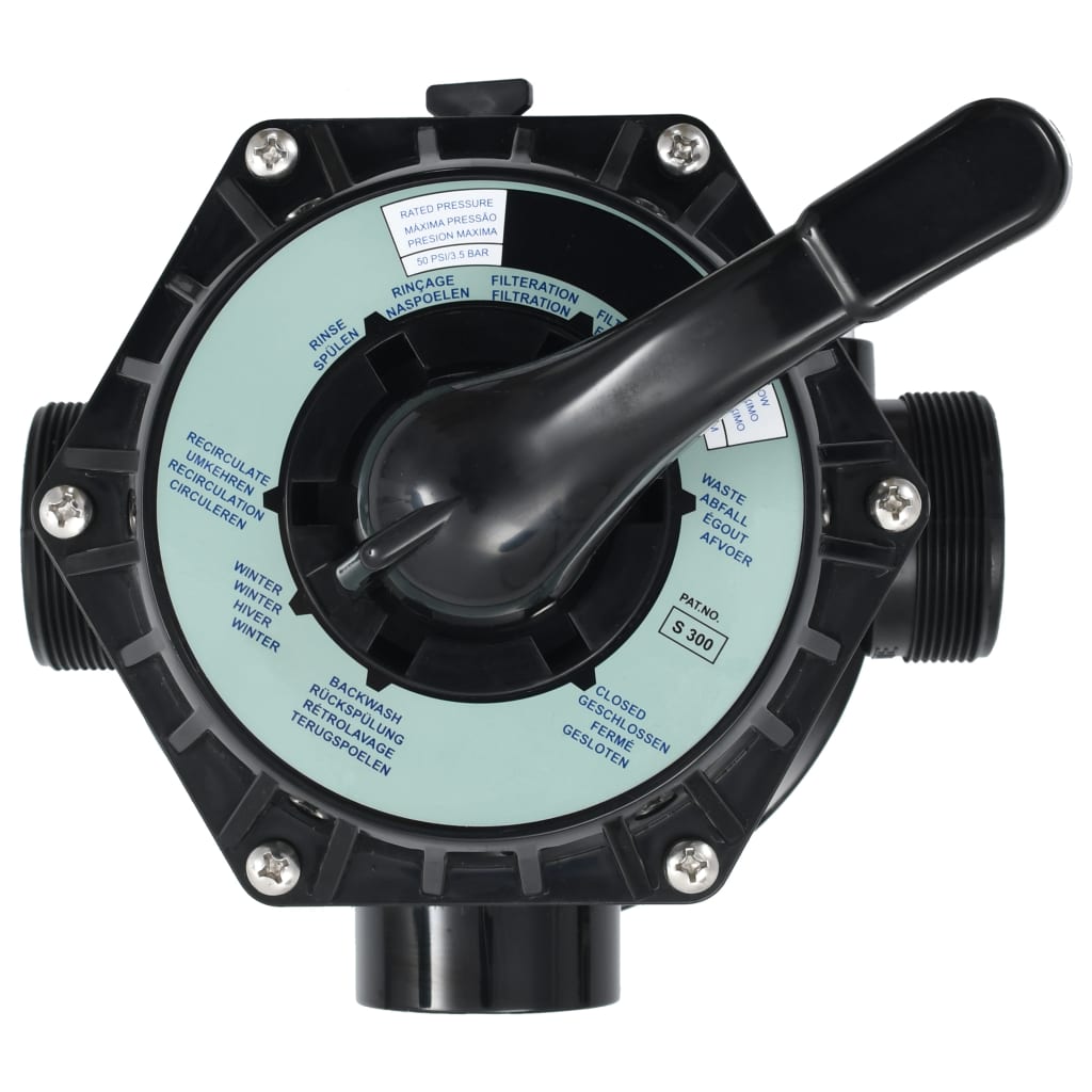 Mehrwegeventil für Sandfilter ABS 1,5 " 6-Wege