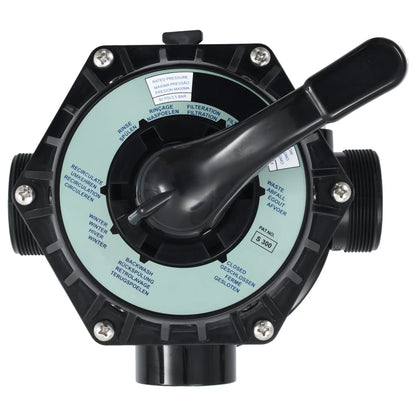 Mehrwegeventil für Sandfilter ABS 1,5 " 6-Wege
