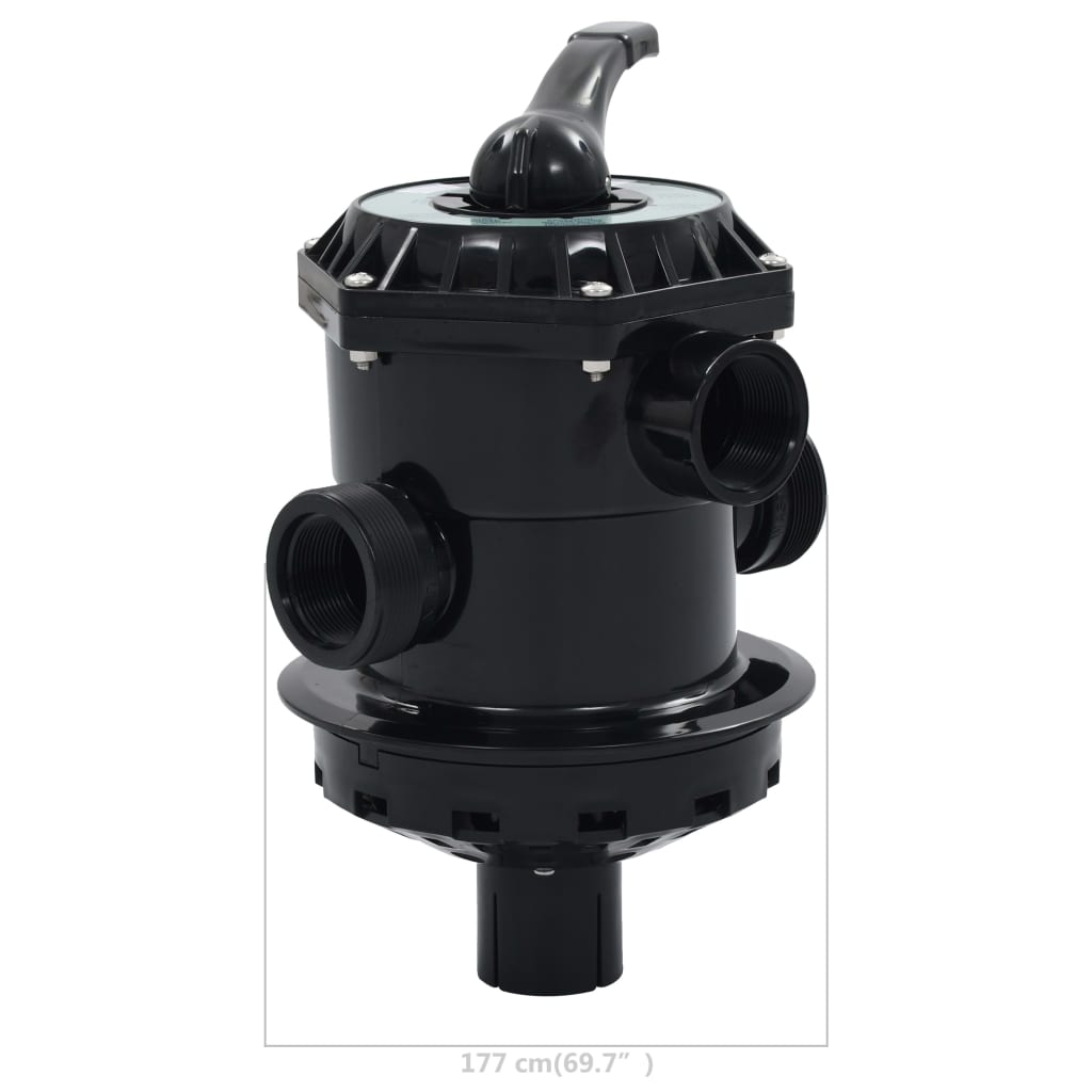 Mehrwegeventil für Sandfilter ABS 1,5 " 6-Wege