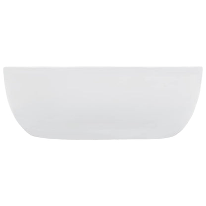 Waschbecken 42,5 x 42,5 x 14,5 cm Keramik Weiß