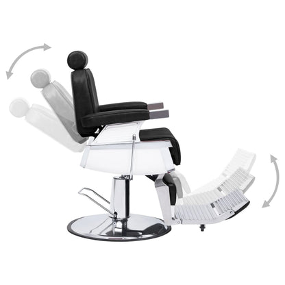 Friseurstuhl Schwarz 68x69x116 cm Kunstleder